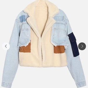 Denim patch Jackets